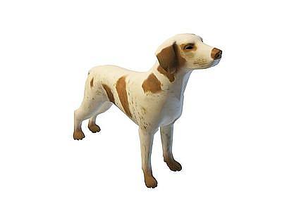 3d黄色斑点狗免费模型