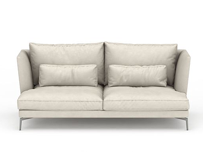 3d欧式真皮沙发免费模型