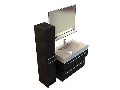 卫浴台盆模型3d模型