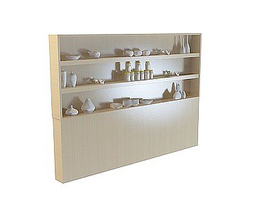 3d厨房柜模型