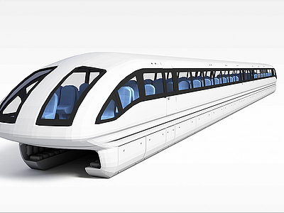 磁悬浮列车模型3d模型