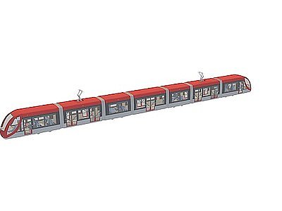 快速地铁模型3d模型
