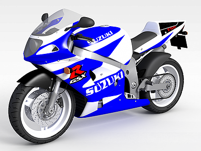 摩托赛车模型3d模型