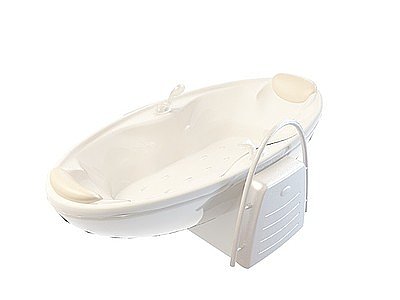 3d悬空式浴缸模型