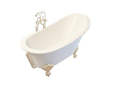 四脚式浴缸模型