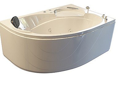 坐式浴缸模型