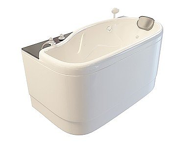 3d智能浴缸模型