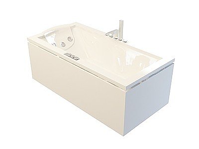 3d时尚浴缸模型