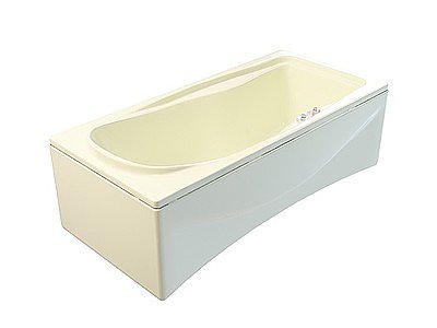 3d舒适型浴缸模型