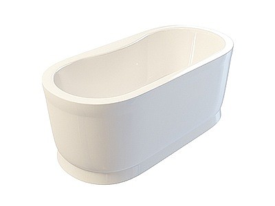 3d独立式浴缸模型