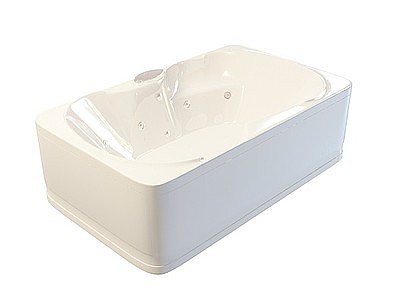 居家浴缸模型3d模型