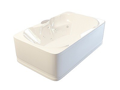 圆弧浴缸模型3d模型