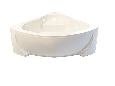 单一式浴缸模型3d模型