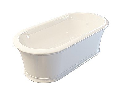 3d独立式浴盆模型