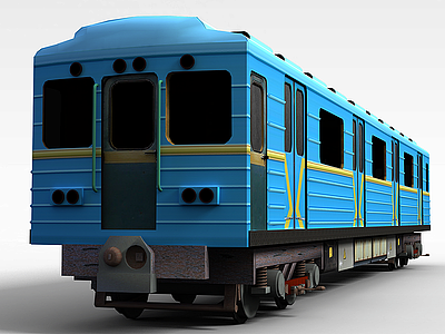 3d<font class='myIsRed'>火车车厢</font>模型
