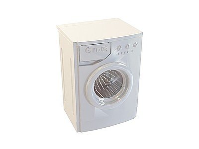 滚筒洗衣机模型3d模型