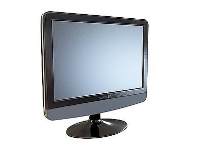 3d电脑直板显示器模型