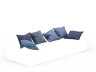 3d沙发抱枕免费模型