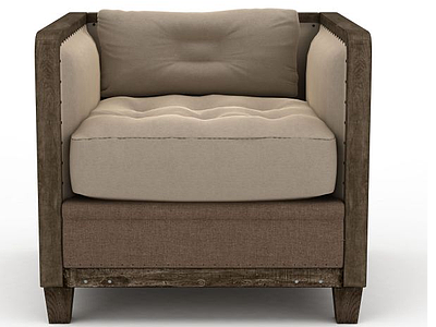 欧式客厅沙发模型3d模型