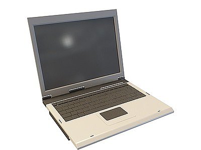 3d笔记本电脑模型