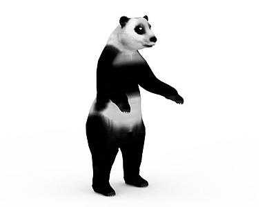3d大熊猫免费模型