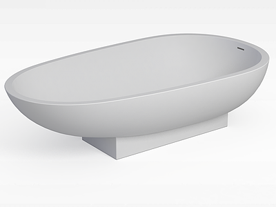 3d家庭浴缸模型