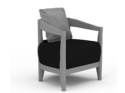 欧式木制椅子模型3d模型
