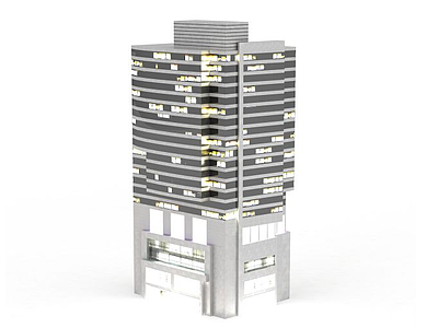 创意建筑模型3d模型