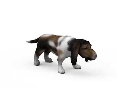 家狗模型3d模型
