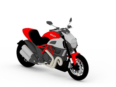 3d时尚摩托车免费模型