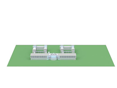 公共建筑模型3d模型