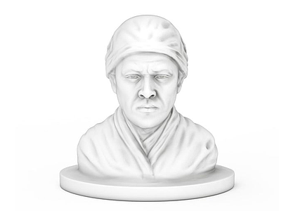哈里特石膏体雕像模型3d模型