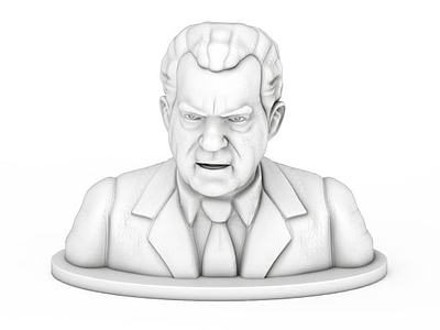 3d理查德尼克松雕像模型