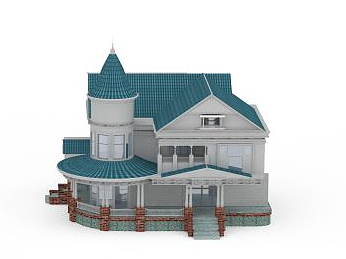 私人别墅模型3d模型