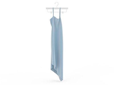 湖蓝色睡衣模型3d模型