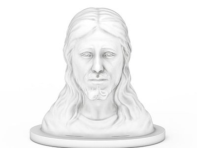 3d耶稣石膏体雕塑模型