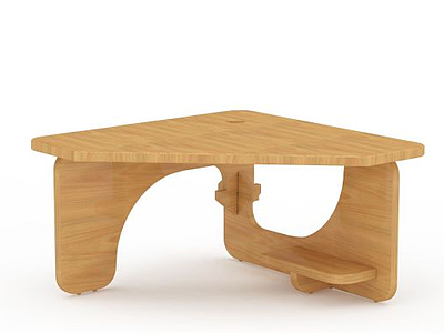 创意木桌模型3d模型