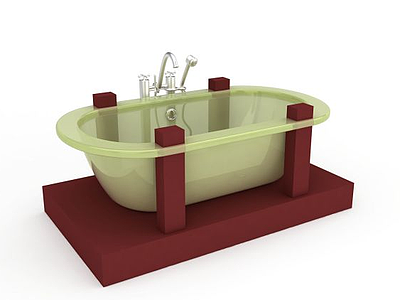 浴室浴缸模型