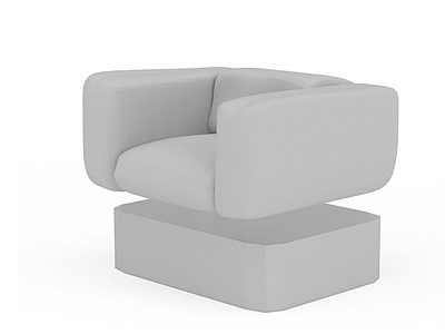 3d创意单人沙发免费模型