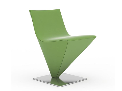 创意绿色单人椅模型3d模型