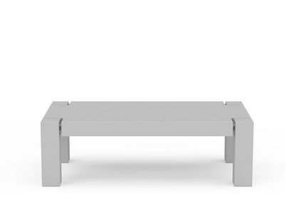 简约木质桌子模型3d模型