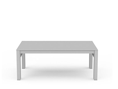 3d实木四方桌子免费模型