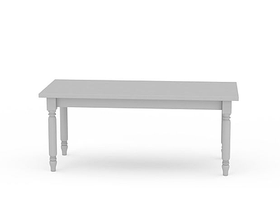 灰色桌子模型