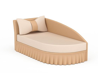 3d米色创意沙发免费模型