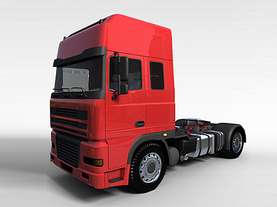 达夫DAF重卡车模型3d模型