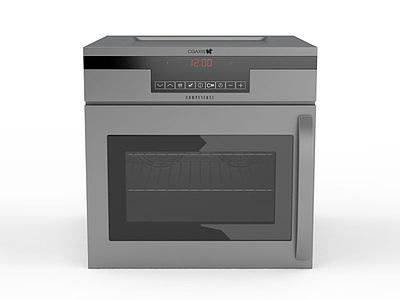 小型烤箱模型3d模型