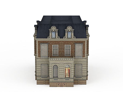 欧式别墅模型3d模型