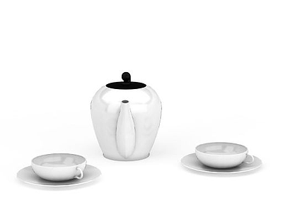 陶瓷茶壶模型3d模型