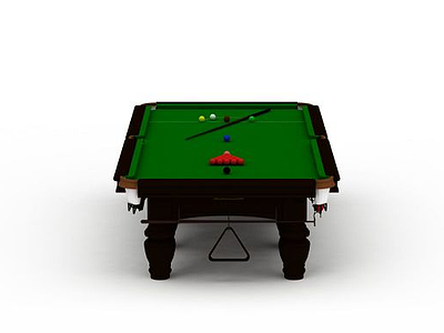 专业桌球桌模型3d模型