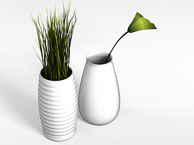 观叶植物盆栽模型3d模型